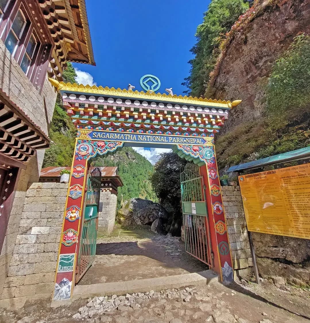 Entrance Gate of Sagarmatha National Park