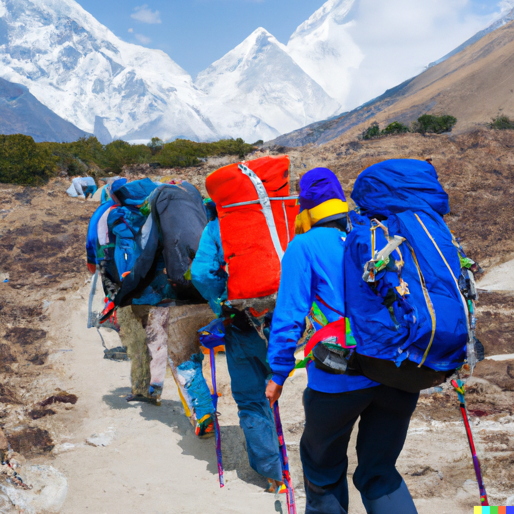 everest trek in october