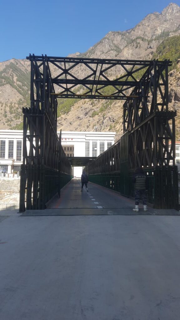 Bailey Bridge Rasuwagadhi Nepal-China Border